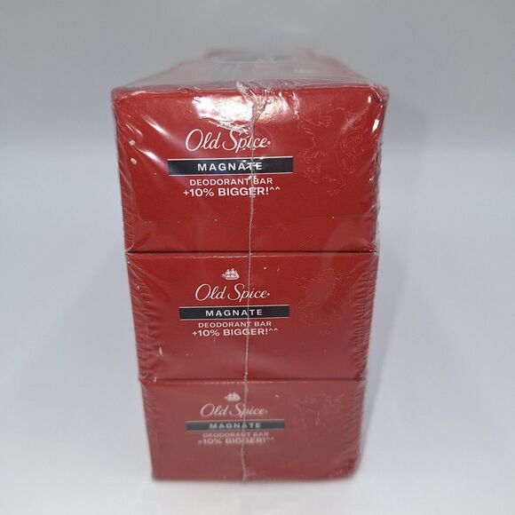 Old Spice Magnate 6 Deodorant Bars Value Pack New And Sealed - Picture 4 of 4